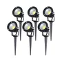 Pack 6 Spots LED Jardin 9W 758Lm Blanc Chaud [SL-CPDC09-9W-WW-PK6]