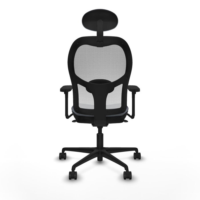 Piqueras y Crespo Chaise de Bureau avec Appui-tête 3D036N1 Gris Piqueras y Crespo Chaise de Bureau avec Appui-tête 3D036N1 Gris