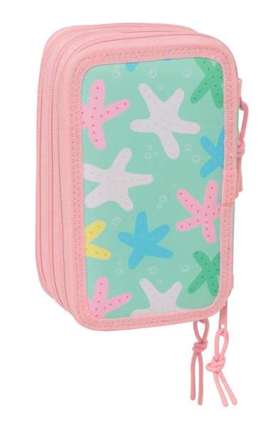 Safta Plumier Triple 37 Pièces pour Crayons - Dimensions : 12,5 x 19,5 x 5,5 cm
