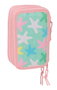 Safta Plumier Triple 37 Pièces pour Crayons - Dimensions : 12,5 x 19,5 x 5,5 cm