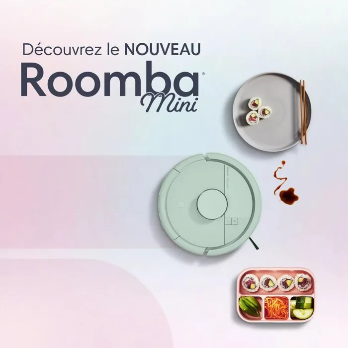 iRobot Roomba Mini AE Vert - Robot Aspirateur Laveur avec Base AutoEmpty