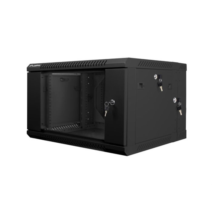 Lanberg Armoire murale double section 6U 600x600 mm Noir Lanberg Armoire murale double section 6U 600x600 mm Noir