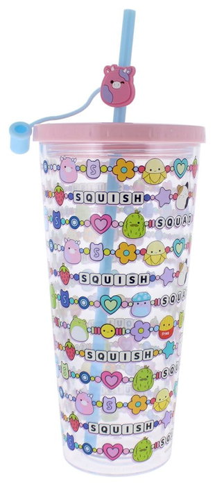 Thumbs Up Squishmallows Gobelet avec Paille Squish Squad 700 ml