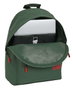 Safta Mochila para portatil 14,1" Munich Basicos - Sac à dos pour ordinateur portable 14,1 pouces, vert, 31 x 41 x 16 cm