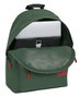 Safta Mochila para portatil 14,1" Munich Basicos - Sac à dos pour ordinateur portable 14,1 pouces, vert, 31 x 41 x 16 cm