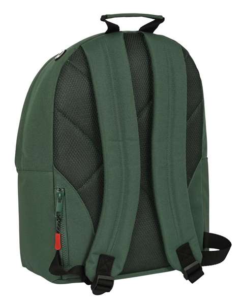 Safta Mochila para portatil 14,1" Munich Basicos - Sac à dos pour ordinateur portable 14,1 pouces, vert, 31 x 41 x 16 cm