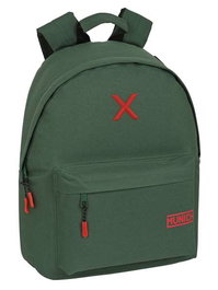 Safta Mochila para portatil 14,1" Munich Basicos - Sac à dos pour ordinateur portable 14,1 pouces, vert, 31 x 41 x 16 cm