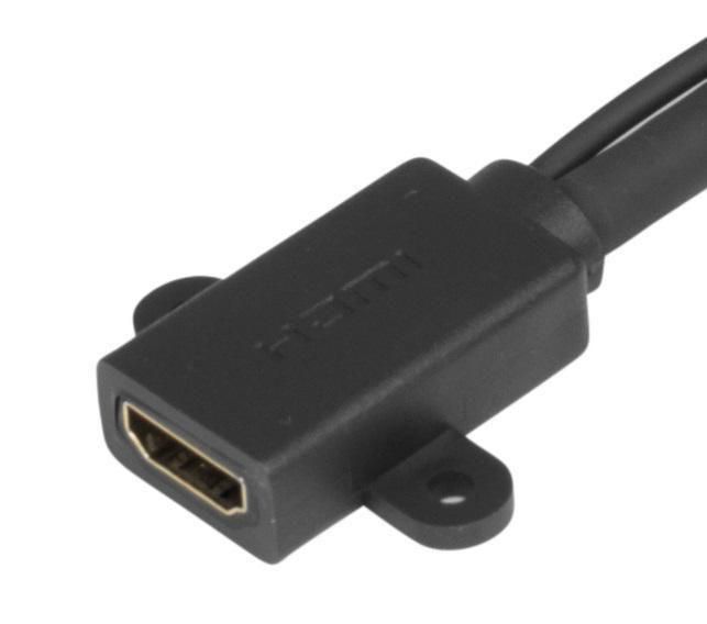 Vivolink Câble HDMI Pro 3m M/F avec alimentation USB - LSZH Vivolink Câble HDMI Pro 3m M/F avec alimentation USB - LSZH