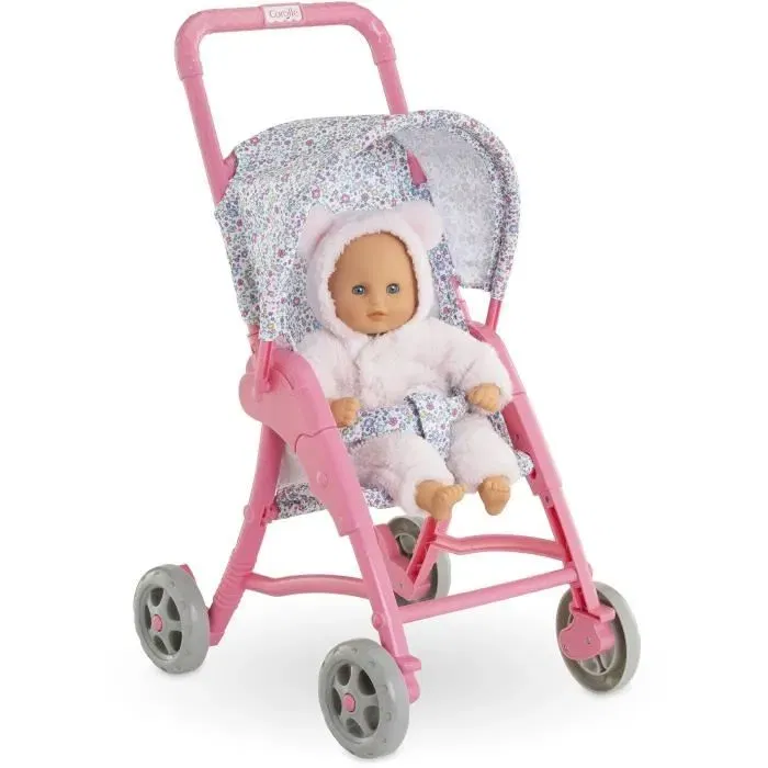 Corolle - Poussette Florale pour poupon de 30 cm - Accessoire de jeu pour enfant dès 18 mois