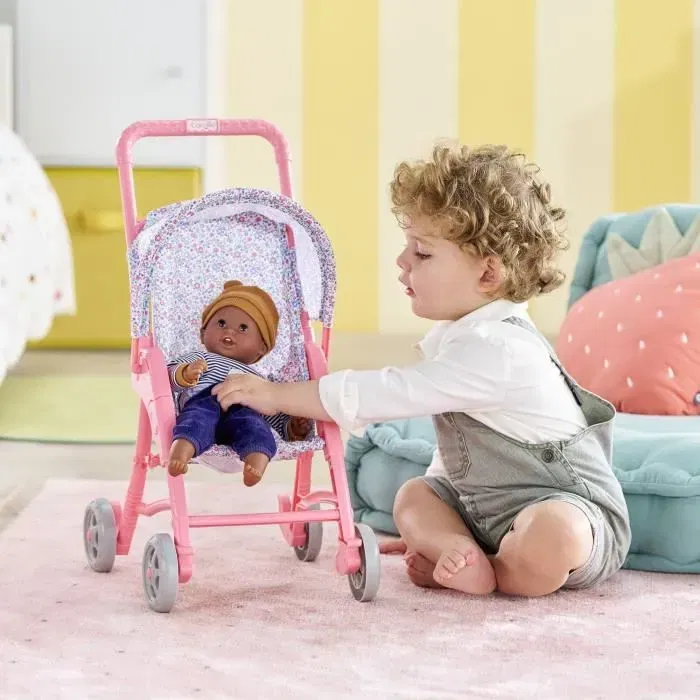 Corolle - Poussette Florale pour poupon de 30 cm - Accessoire de jeu pour enfant dès 18 mois