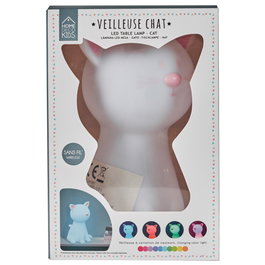 Home Deco Kids Veilleuse Chat à changement de couleur