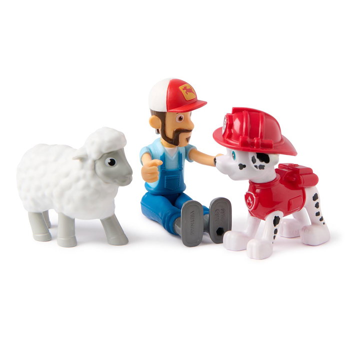 Spin Master - Pack de 3 Figurines Patrouille de Chiots - Marshall - avec Parties Mobiles - Pour Enfants de 3 ans et plus