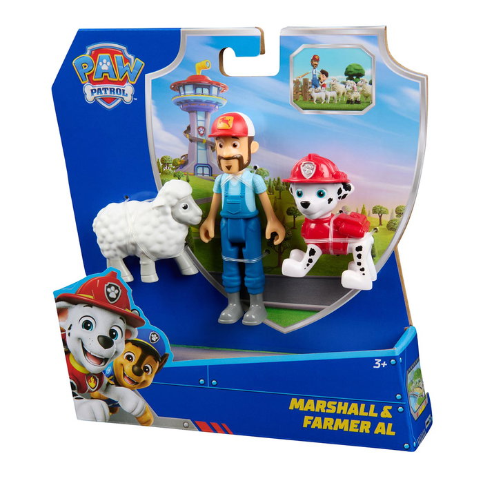 Spin Master - Pack de 3 Figurines Patrouille de Chiots - Marshall - avec Parties Mobiles - Pour Enfants de 3 ans et plus