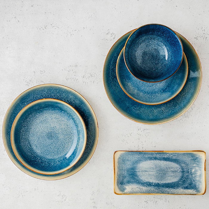 Bandeja Porcelana Aura Bidasoa 27,5x16,3 cm (6 Unidades)