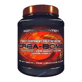 Scitec Nutrition Crea-Bomb 660G Pink Lemonade - Complément alimentaire à la créatine, 6 types de créatine, taurine, magnésium, 6 g par dose