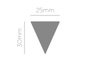 Innspiro Perforatrice de formes triangle 38 mm