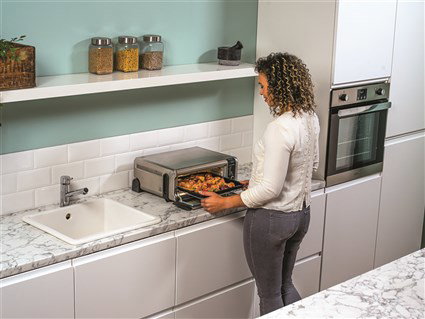 Ninja Foodi SP101EU Minihorno de sobremesa 8 en 1 - Mini four multifonction 8-en-1 avec technologie Digital Crisp et cuisson uniforme, idéal pour les petites cuisines