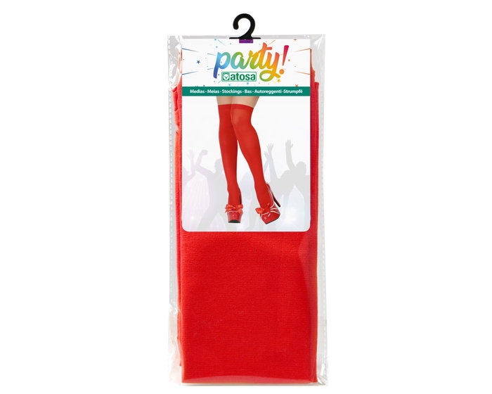 Atosa Collants Lisses Rouges Adulte