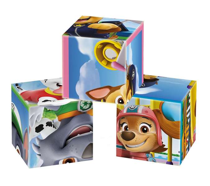 Clementoni Cubes 12 Pièces Pat' Patrouille 41194 - Jeu d'Assemblage Enfant 3 Ans