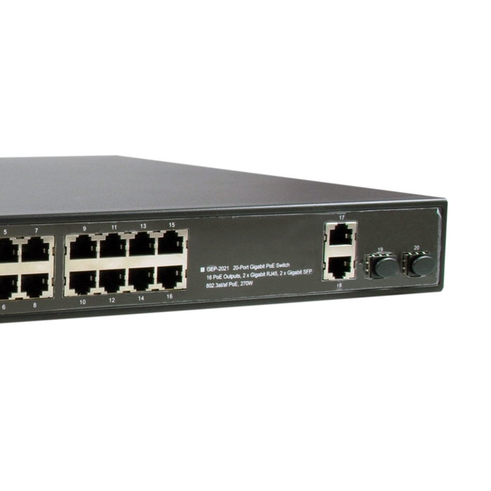 LevelOne GEP-2021 Switch Gigabit PoE 20 ports LevelOne GEP-2021 Switch Gigabit PoE 20 ports