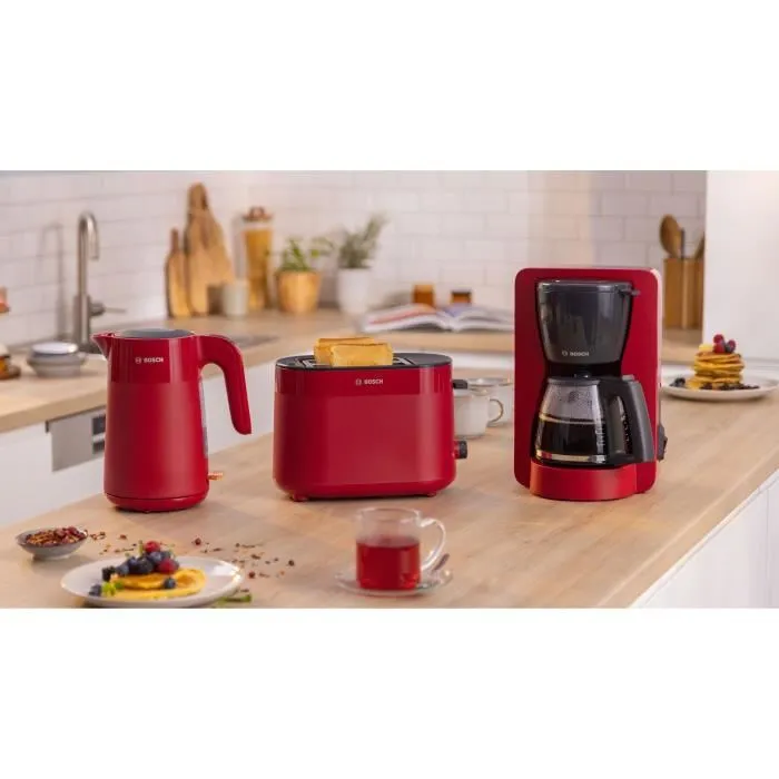 Bosch TAT2M124 MyMoment Rouge - Grille-pain 2 tranches Bosch TAT2M124 MyMoment Rouge - Grille-pain 2 tranches