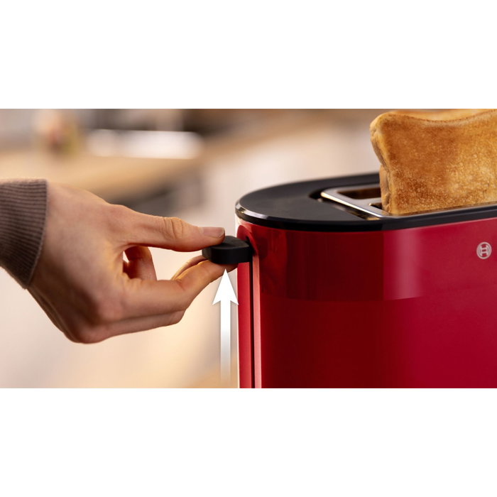 Bosch TAT2M124 MyMoment Rouge - Grille-pain 2 tranches