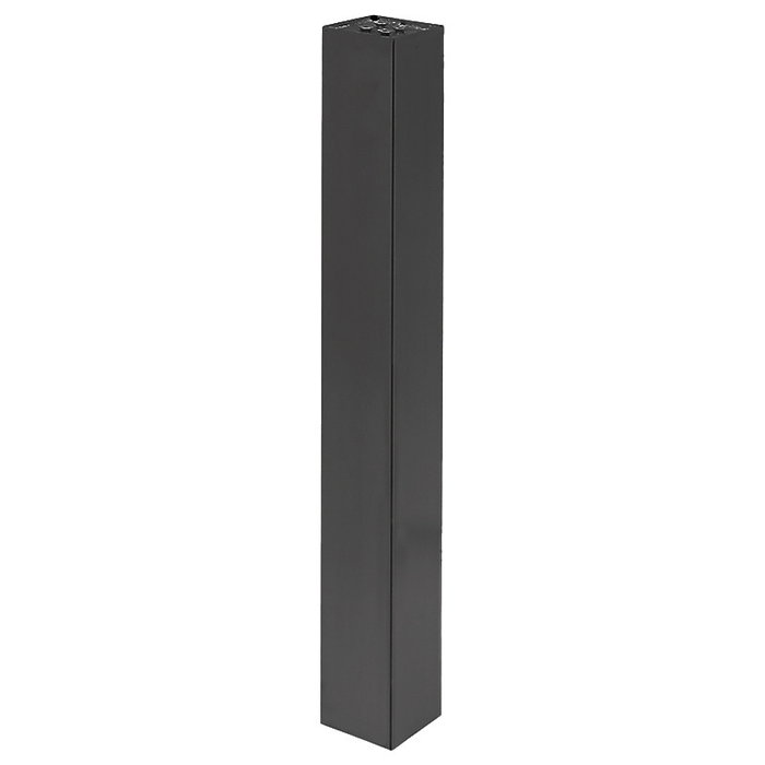 HERRAJES ALK Colonne 80x80 pour Base Plate Carrée Noir Mat Hauteur H1070 HERRAJES ALK Colonne 80x80 pour Base Plate Carrée Noir Mat Hauteur H1070