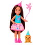 Barbie Muñeca Chelsea Fiesta De Cumpleaños Jjb41 - Jeu de fête 2-en-1 avec cabane transformable et 12 accessoires pour enfant +3 ans