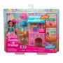 Barbie Muñeca Chelsea Fiesta De Cumpleaños Jjb41 - Jeu de fête 2-en-1 avec cabane transformable et 12 accessoires pour enfant +3 ans