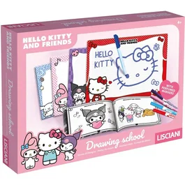 Lisciani Giochi École de dessin Hello Kitty et ses Amis - Ardoises effaçables