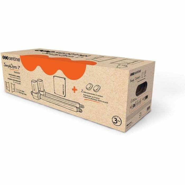 SCS SENTINEL Kit moteur de portail deux battants SimplyOpen 1+ à vérins