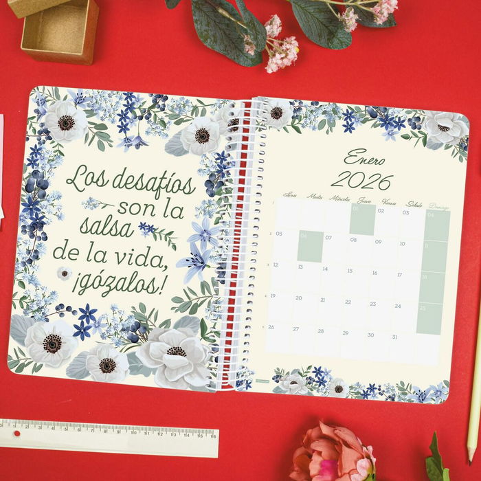 Agenda Finocam CLOE A5 15,5 x 21,2 cm Vert 2026