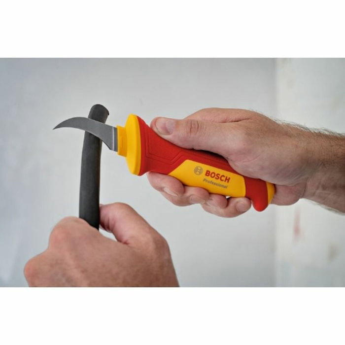 Bosch Couteau à dénuder VDE lame en acier S2 Bosch Couteau à dénuder VDE lame en acier S2