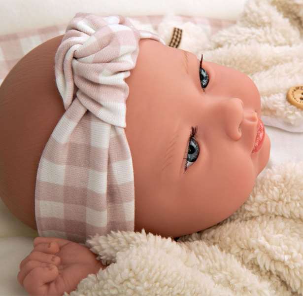 Muñecas Arias Aria - Poupée de poids élégance avec coussin, 40 cm, corps souple, espagnol