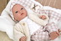 Muñecas Arias Aria - Poupée de poids élégance avec coussin, 40 cm, corps souple, espagnol