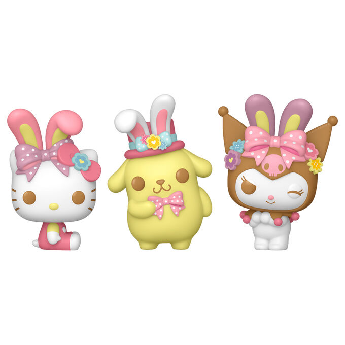 Funko Pocket POP! Hello Kitty Easter Egg - Lot de 3 figurines