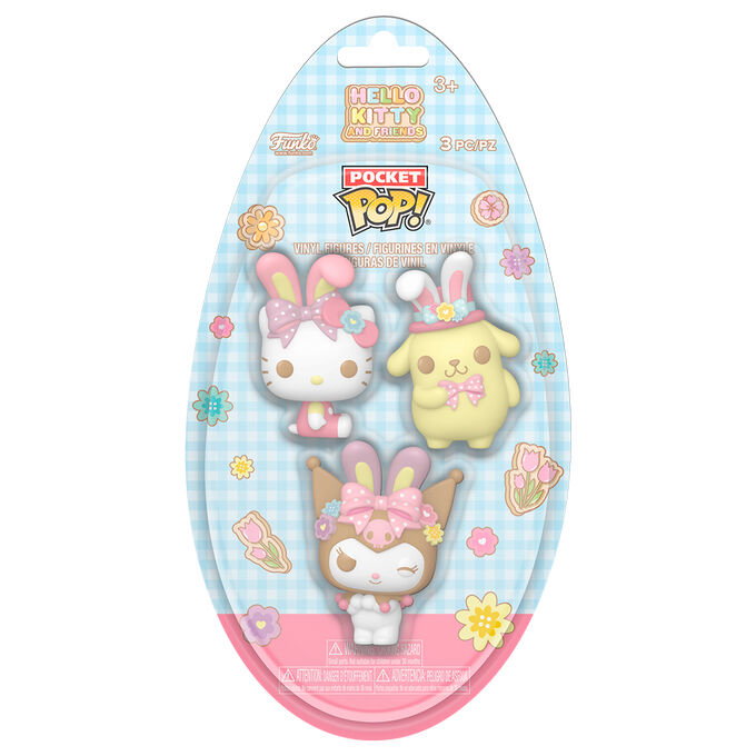 Funko Pocket POP! Hello Kitty Easter Egg - Lot de 3 figurines