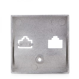 Panasonic Novella Façade RJ11/RJ45 1x ou 2x Fumé Compatible Mécanisme Carré