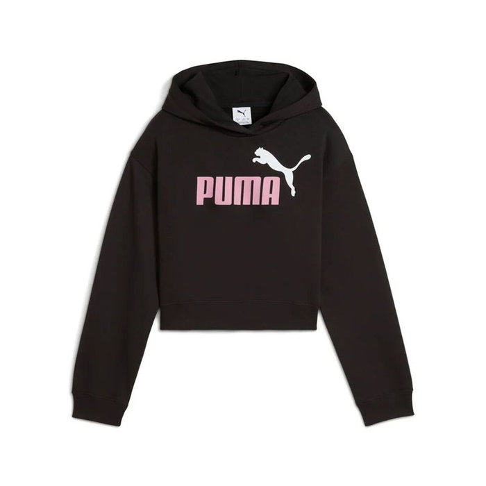 Sweat-shirt à capuche fille Puma Essentials Noir Sweat-shirt à capuche fille Puma Essentials Noir