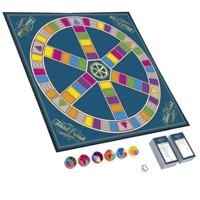 Hasbro Gaming Trivial Pursuit Classique - Jeu de société et de plateau de réflexion - Version française