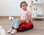 KioKids Orinal Pot de Bébé en Forme de Voiture Rouge - Pot d'Apprentissage avec Rembourrage et Base Antidérapante pour Enfants dès 12 Mois