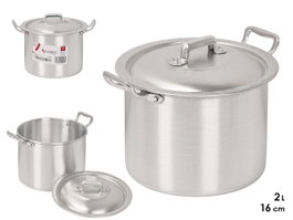 KINVARA Olla en aluminium 16 cm, 2 L, Plata