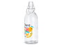 Vivalto Bouteille Juicy Fruit 1L en Verre et Plastique Transparente 9x28x9 cm (Set de 18)