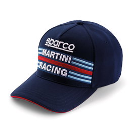 Sparco Casquette Visera Plana Martini-R Bleu S01282BM