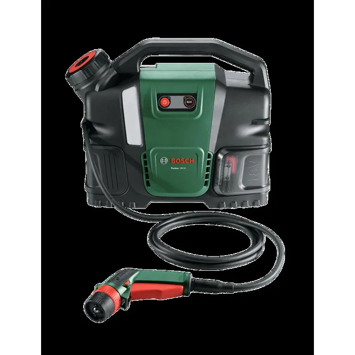 Bosch Fontus 18V-6 Nettoyeur Haute Pression Sans Fil pour Vélo 18V 20 bar 2.2 L/min Réservoir 6L - Système Power For All Bosch Fontus 18V-6 Nettoyeur Haute Pression Sans Fil pour Vélo 18V 20 bar 2.2 L/min Réservoir 6L - Système Power For All