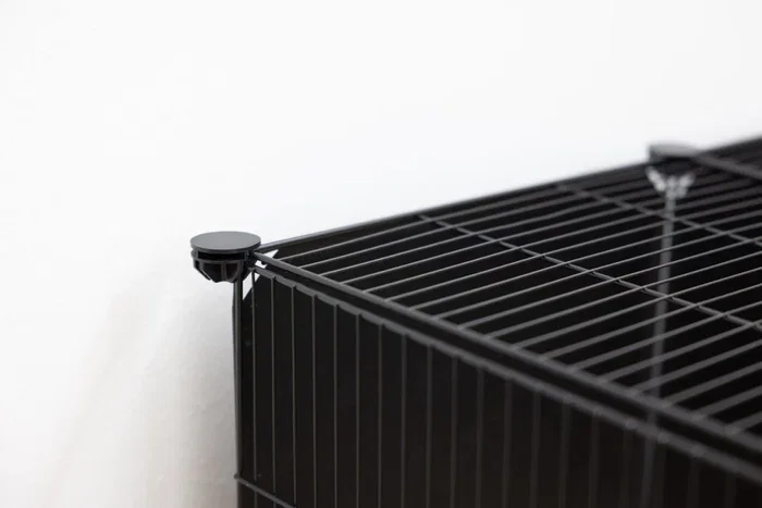 Kerbl - Kit d'enclos modulable Hopsi - 12 grilles 35x35 cm avec raccords - Usage intérieur/extérieur pour animaux et plantes