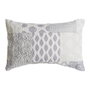 Coussin DKD Home Decor Beige Gris Polyester Patchwork 60 x 10 x 40 cm
