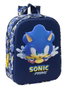 Safta Sac à Dos 3D Sonic City Bleu