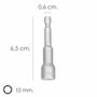 WOLFPACK LINEA PROFESIONAL Clé à pipe magnétique 10 mm (Lot de 2)