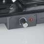 Severin RG2374 Appareil à raclette 8 personnes avec pierre naturelle et revêtement antiadhésif, 1500 W, Noir